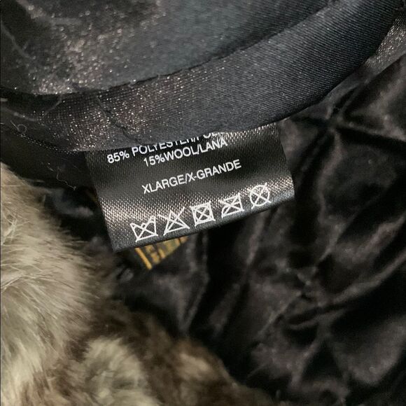 DPC Dorfman Pacific Red and Black Buffalo Plaid Trapper Hat with Fur Trim. XL - Picture 7 of 9